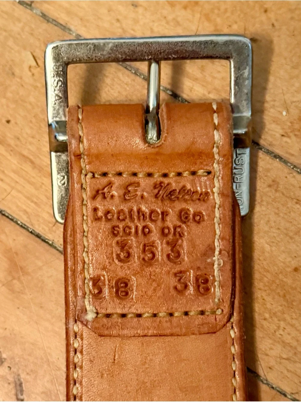 A.E. Nelson Western Leather Gun Belt